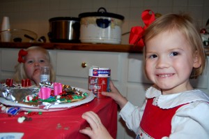 Cookies at the Evans's Ellis