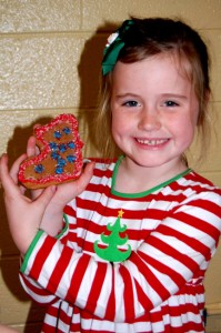 Gingerbread decorating at THA II